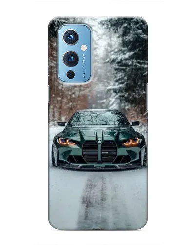 Чохол для OnePlus 9 з картинкою «BMW у зимовому лісі» Чохол для OnePlus 9 з картинкою «BMW у зимовому лісі»