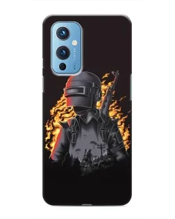 Чохол для OnePlus 9 з картинкою «PUBG — вогняний силует»