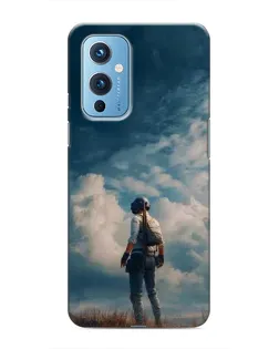 Чохол для OnePlus 9 з картинкою «Герой PUBG на скелі»