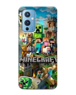 Чехол для OnePlus 9 с картинкой «Замок Minecraft»
