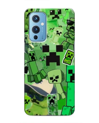 Чохол для OnePlus 9 з картинкою «Кріпери Minecraft» Чохол для OnePlus 9 з картинкою «Кріпери Minecraft»