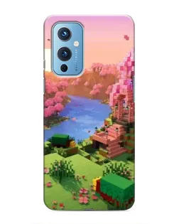 Чохол для OnePlus 9 з картинкою «Рожеве дерево Minecraft»