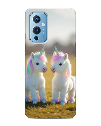 Чехол для OnePlus 9 с картинкой «Пара единорогов» Чехол для OnePlus 9 с картинкой «Пара единорогов»