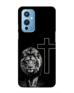 Чехол для OnePlus 9 с картинкой «Лев и Крест»