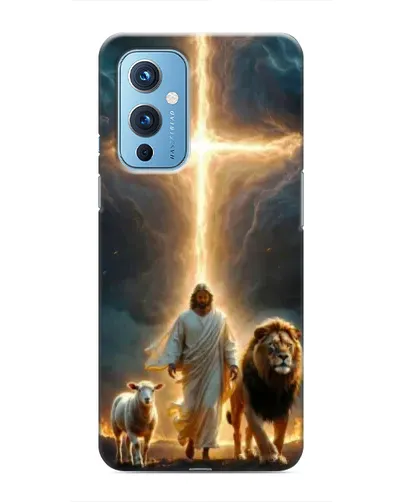 Чехол для OnePlus 9 с картинкой «Лев Иуды и Свет» Чехол для OnePlus 9 с картинкой «Лев Иуды и Свет»