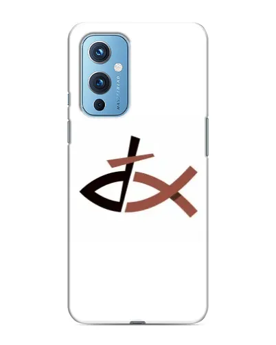 Чехол для OnePlus 9 с картинкой «Рыба и крест» Чехол для OnePlus 9 с картинкой «Рыба и крест»