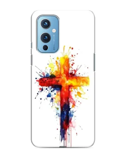 Чехол для OnePlus 9 с картинкой «Акварельный крест» Чехол для OnePlus 9 с картинкой «Акварельный крест»