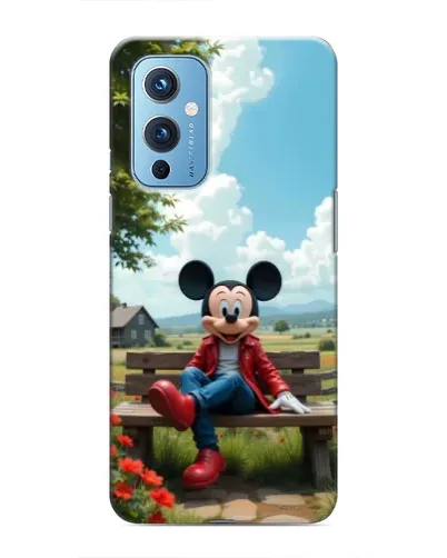 Чехол для OnePlus 9 с картинкой «Микки на скамейке» Чехол для OnePlus 9 с картинкой «Микки на скамейке»