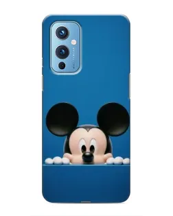Чехол для OnePlus 9 с картинкой «Микки выглядывает» Чехол для OnePlus 9 с картинкой «Микки выглядывает»