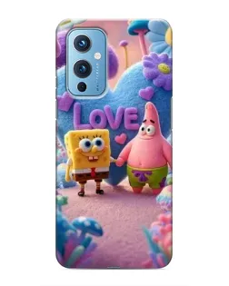 Чехол для OnePlus 9 с картинкой «Губка Боб Патрик»