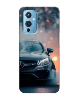 Чохол для OnePlus 9 з картинкою «Mercedes — нічне місто»
