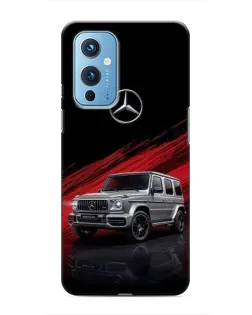 Чохол для OnePlus 9 з картинкою «Mercedes G-Class червоний»