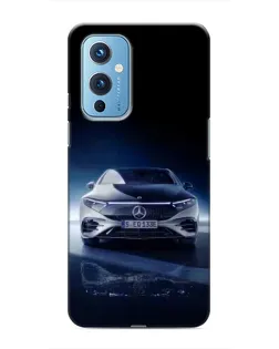 Чохол для OnePlus 9 з картинкою «Нічний Mercedes EQ»