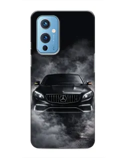 Чохол для OnePlus 9 з картинкою «Mercedes у диму»