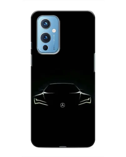 Чехол для OnePlus 9 с картинкой «Mercedes — силуэт авто» Чехол для OnePlus 9 с картинкой «Mercedes — силуэт авто»