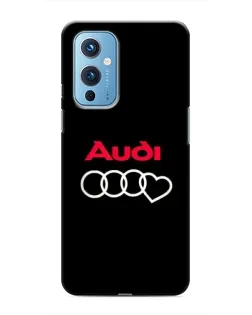 Чохол для OnePlus 9 з картинкою «Логотип Audi Heart»
