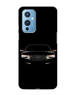 Чохол для OnePlus 9 з картинкою «Audi — нічний контур»