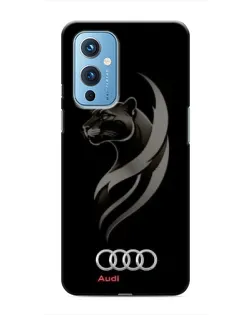 Чохол для OnePlus 9 з картинкою «Графіка — пантера та Audi»