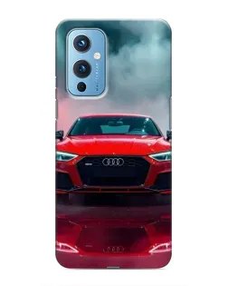Чохол для OnePlus 9 з картинкою «Audi RS — червоний стиль»