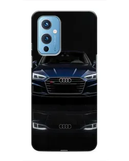 Чохол для OnePlus 9 з картинкою «Audi — нічне відображення»