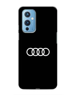 Чохол для OnePlus 9 з картинкою «Audi White Logo»