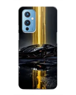 Чохол для OnePlus 9 з картинкою «Нічний Lamborghini драйв»