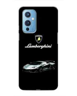 Чохол для OnePlus 9 з картинкою «Логотип Lamborghini класика»