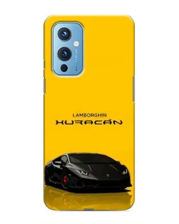 Чохол для OnePlus 9 з картинкою «Lamborghini Huracan чорний»