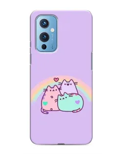 Чохол для OnePlus 9 з картинкою «Веселкові Пушини»