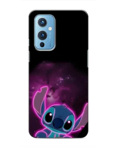 Чехол для OnePlus 9 с картинкой «Неоновый Stitch» Чехол для OnePlus 9 с картинкой «Неоновый Stitch»