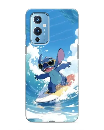 Чехол для OnePlus 9 с картинкой «Стич на волне» Чехол для OnePlus 9 с картинкой «Стич на волне»