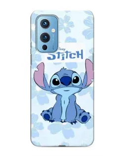 Чехол для OnePlus 9 с картинкой «Stitch среди цветов» Чехол для OnePlus 9 с картинкой «Stitch среди цветов»