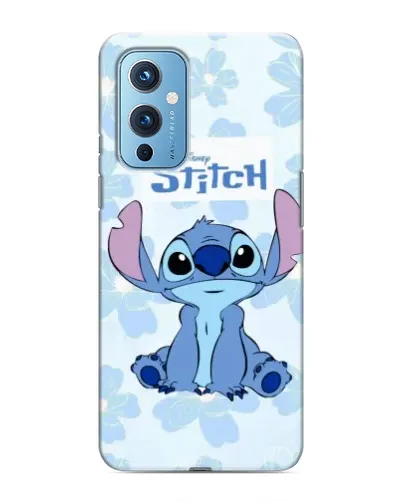 Чехол для OnePlus 9 с картинкой «Stitch среди цветов» Чехол для OnePlus 9 с картинкой «Stitch среди цветов»