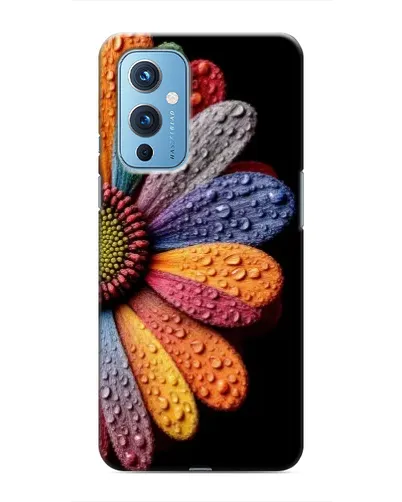 Чехол для OnePlus 9 с картинкой «Радужный цветок» Чехол для OnePlus 9 с картинкой «Радужный цветок»