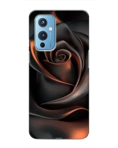 Чехол для OnePlus 9 с картинкой «Шелковая черная роза» Чехол для OnePlus 9 с картинкой «Шелковая черная роза»