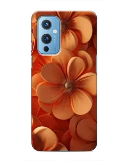 Чехол для OnePlus 9 с картинкой «Оранжевый макро цветок» Чехол для OnePlus 9 с картинкой «Оранжевый макро цветок»