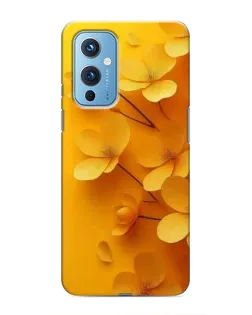Чехол для OnePlus 9 с картинкой «Золотые лепестки» Чехол для OnePlus 9 с картинкой «Золотые лепестки»