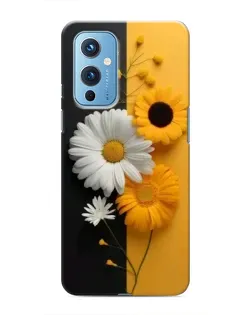 Чехол для OnePlus 9 с картинкой «Подсолнух и ромашка» Чехол для OnePlus 9 с картинкой «Подсолнух и ромашка»