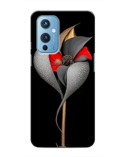 Чехол для OnePlus 9 с картинкой «Серебряный фантазийный цветок» Чехол для OnePlus 9 с картинкой «Серебряный фантазийный цветок»