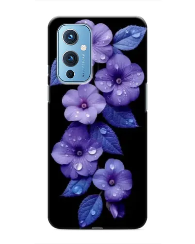Чехол для OnePlus 9 с картинкой «Фиолетовые цветы с росою» Чехол для OnePlus 9 с картинкой «Фиолетовые цветы с росою»