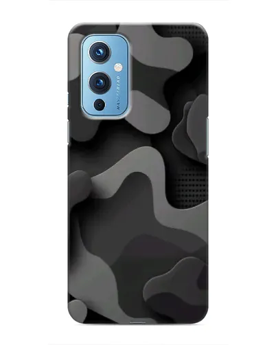Чохол для OnePlus 9 з картинкою «Темний абстрактний камуфляж» Чохол для OnePlus 9 з картинкою «Темний абстрактний камуфляж»