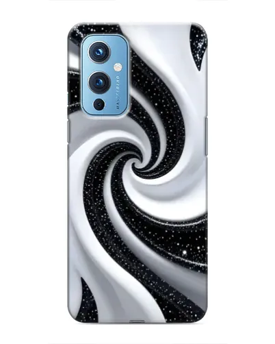 Чохол для OnePlus 9 з картинкою «Чорно-біла спіраль» Чохол для OnePlus 9 з картинкою «Чорно-біла спіраль»
