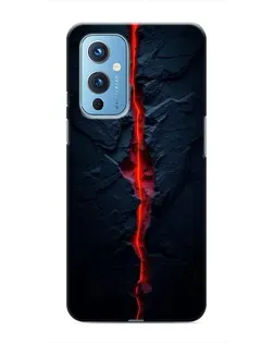 Чохол для OnePlus 9 з картинкою «Червона лавова тріщина»