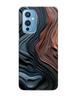 Чохол для OnePlus 9 з картинкою «Кольорові хвилі каньйону»