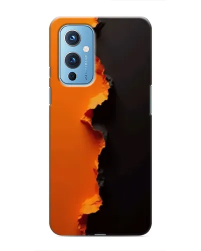 Чохол для OnePlus 9 з картинкою «Помаранчевий розлом» Чохол для OnePlus 9 з картинкою «Помаранчевий розлом»