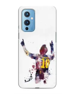 Чехол для OnePlus 9 с картинкой «Акварельный Месси Барселона» Чехол для OnePlus 9 с картинкой «Акварельный Месси Барселона»