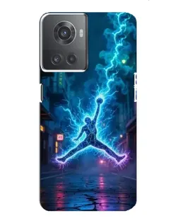 Чехол для OnePlus ACE (10R) с картинкой «Jordan Gold Jumpman»