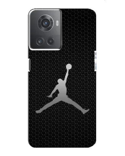 Чехол для OnePlus ACE (10R) с картинкой «Jordan Dark Carbon»
