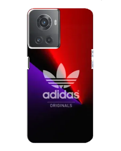 Чехол для OnePlus ACE (10R) с картинкой «Adidas Red Neon»