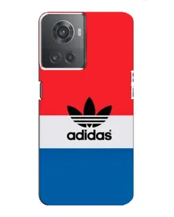 Чехол для OnePlus ACE (10R) с картинкой «Ретро блоки Adidas» Чехол для OnePlus ACE (10R) с картинкой «Ретро блоки Adidas»